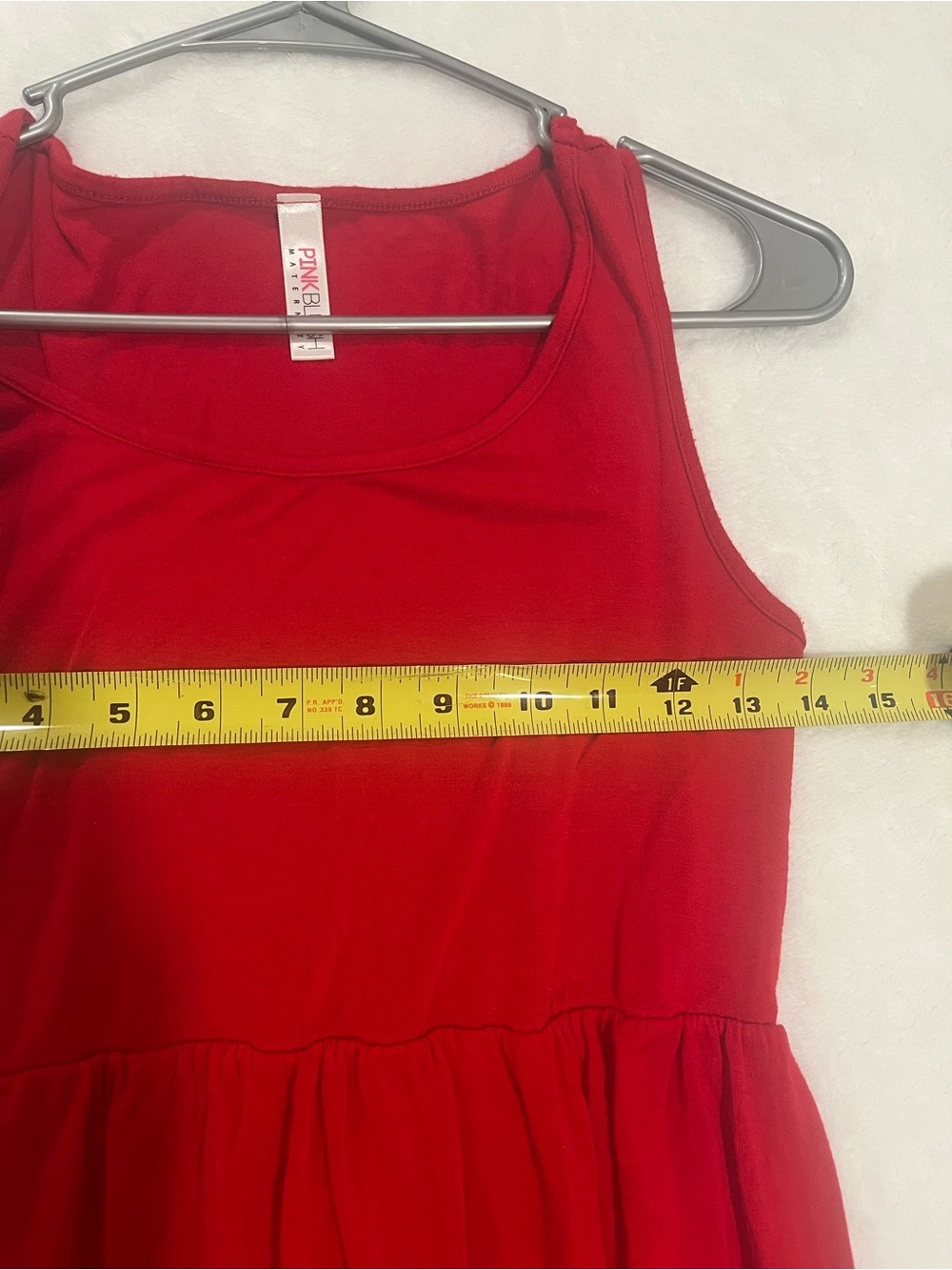 PinkBlush Maternity Chevron Colorblock Sleeveless Maxi Dress - Small - Picture 4 of 5